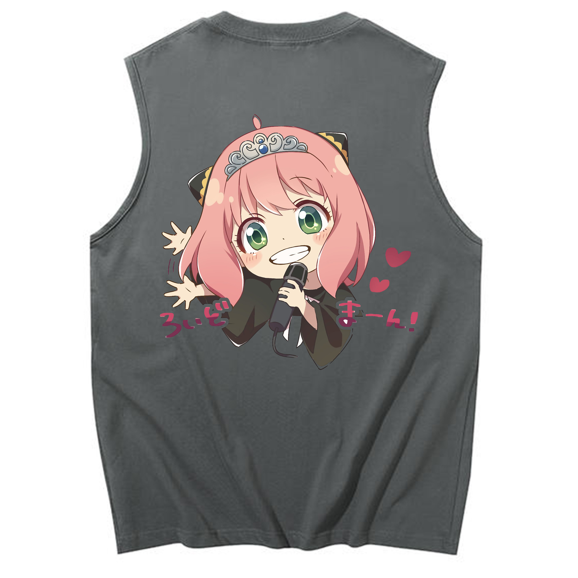 （画像用） SPY×FAMILY间谍家家酒 コットン100％タンクトップ（背面プリント）